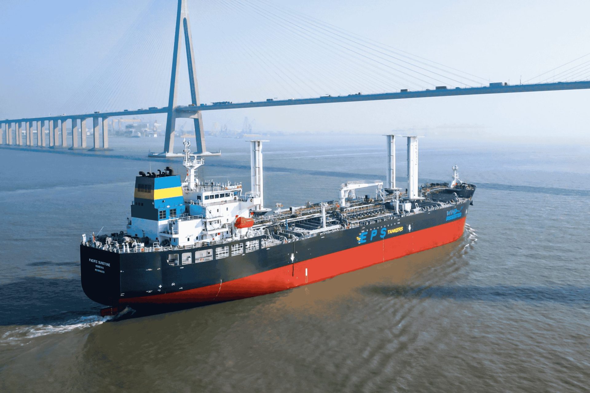 Eastern Pacific Shipping (EPS) completed second wind-assist installation on MR tanker